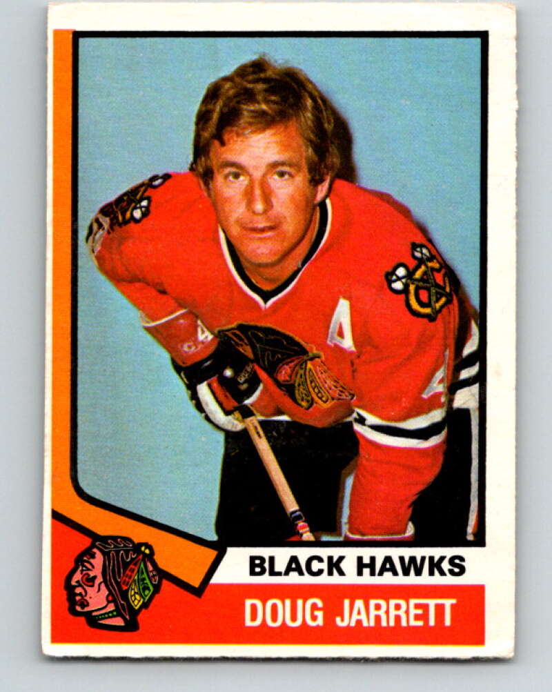 1974-75 O-Pee-Chee #351 Doug Jarrett Chicago Blackhawks V5046