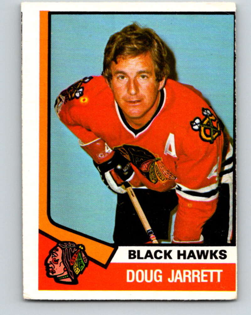 1974-75 O-Pee-Chee #351 Doug Jarrett Chicago Blackhawks V5047