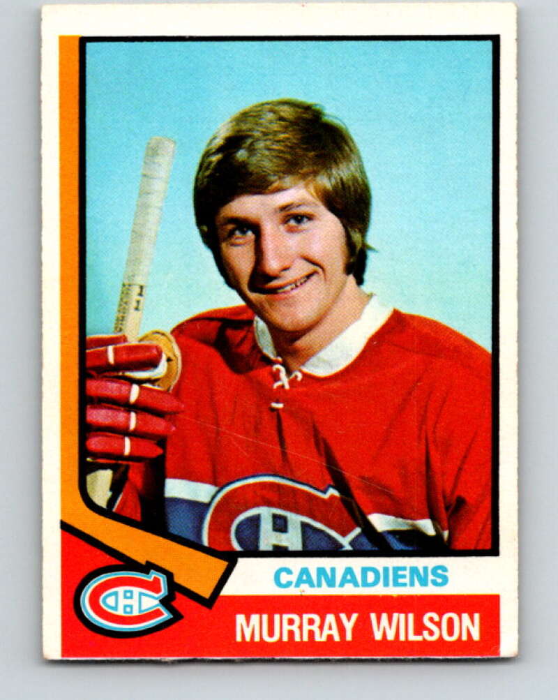 1974-75 O-Pee-Chee #359 Murray Wilson Montreal Canadiens V5061