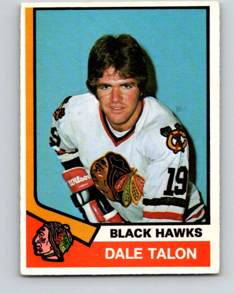 1974-75 O-Pee-Chee #360 Dale Tallon UER Chicago Blackhawks V5062