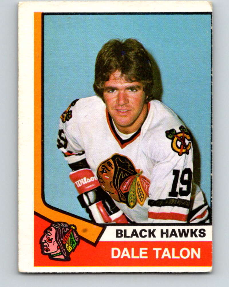 1974-75 O-Pee-Chee #360 Dale Tallon UER Chicago Blackhawks V5063