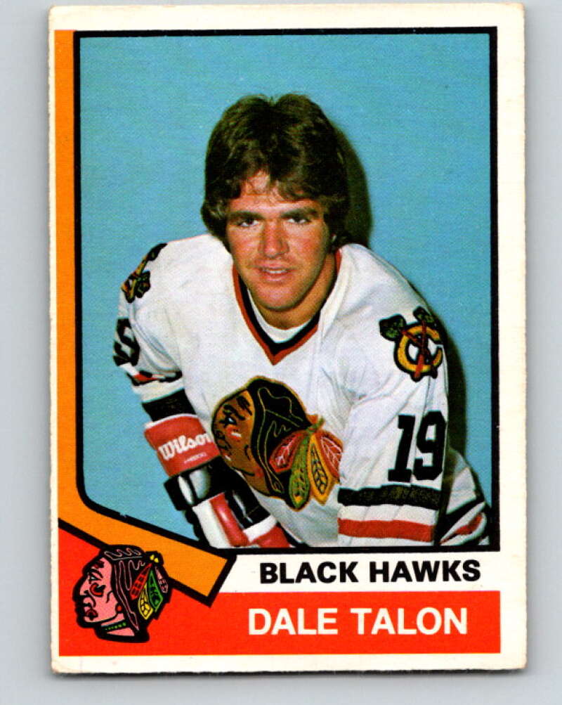 1974-75 O-Pee-Chee #360 Dale Tallon UER Chicago Blackhawks V5065