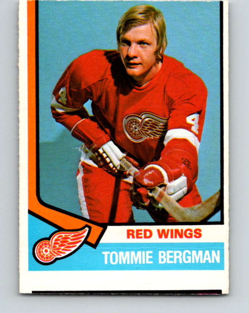 1974-75 O-Pee-Chee #365 Thommie Bergman UER Detroit Red Wings V5080