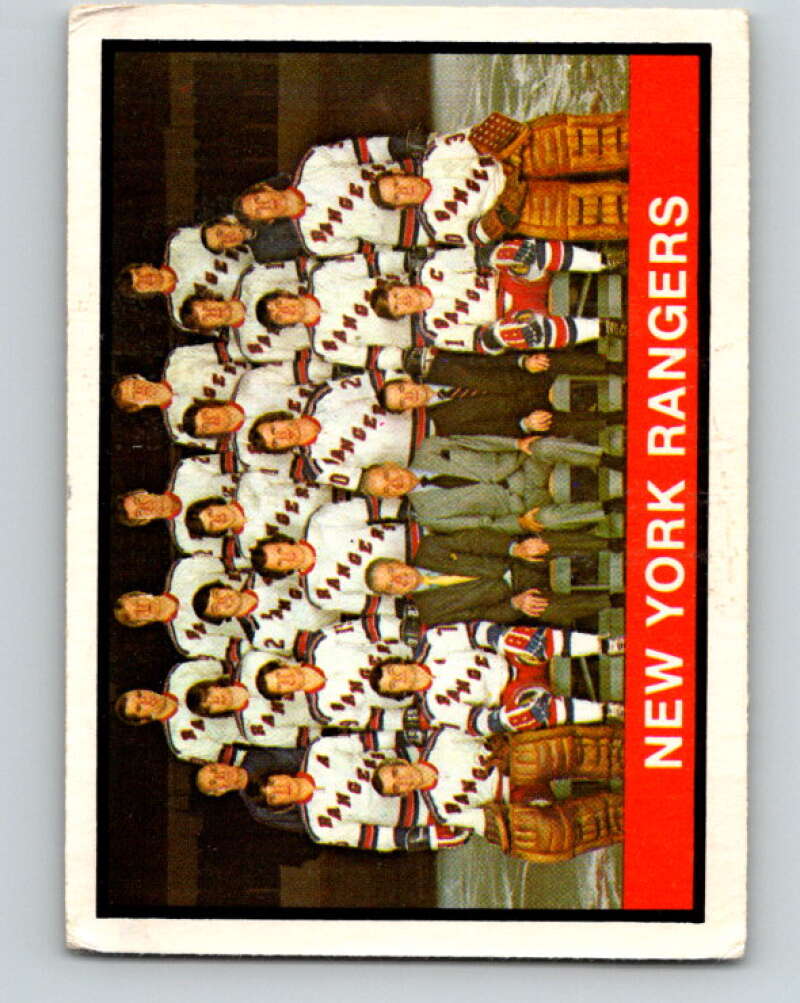 1974-75 O-Pee-Chee #370 New York Rangers TC New York Rangers V5089