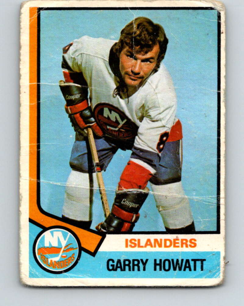 1974-75 O-Pee-Chee #375 Garry Howatt RC Rookie New York Islanders V5098