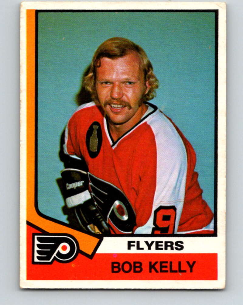 1974-75 O-Pee-Chee #380 Bob Kelly Philadelphia Flyers V5104