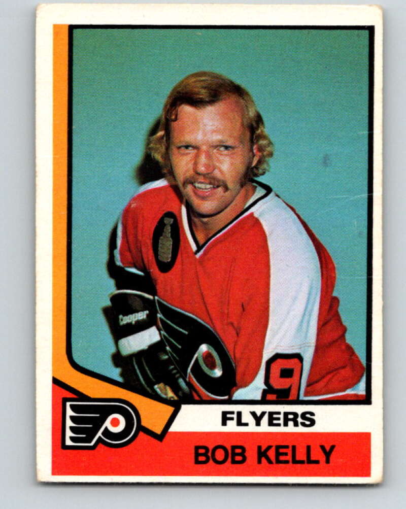 1974-75 O-Pee-Chee #380 Bob Kelly Philadelphia Flyers V5105