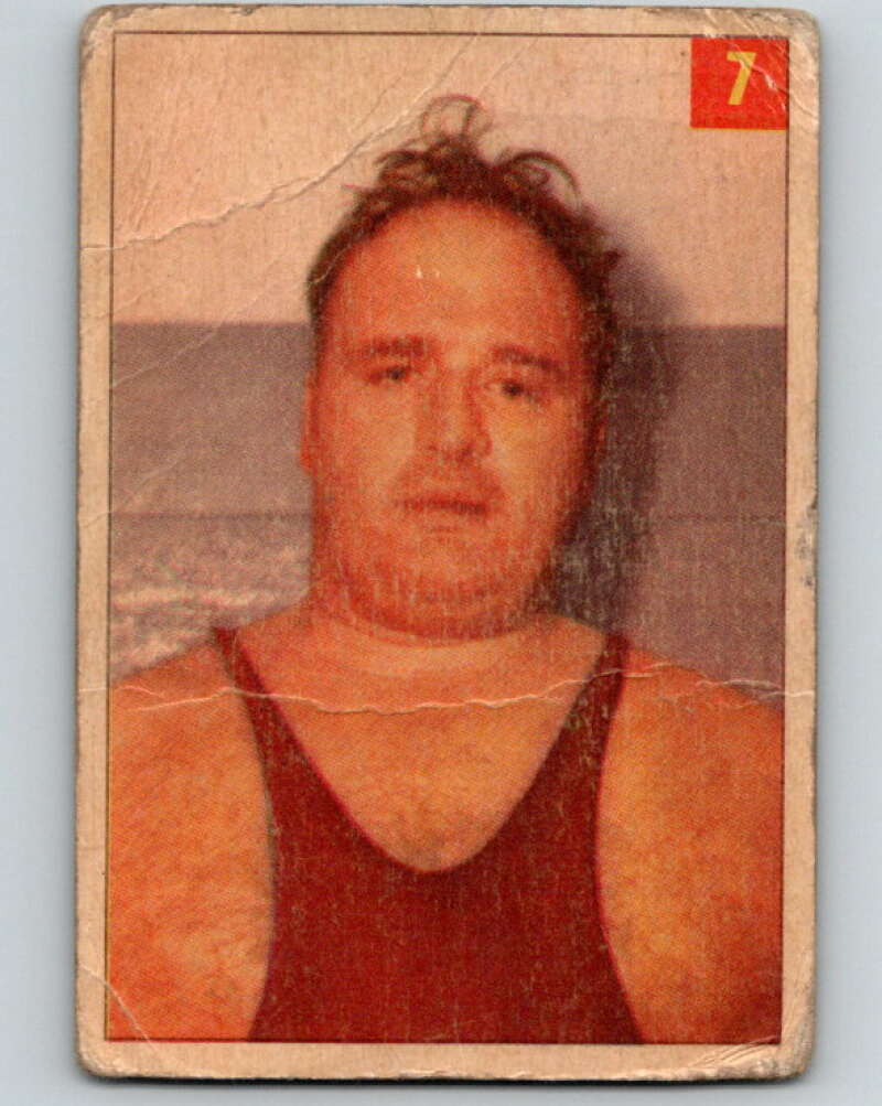 1954 Parkhurst #7 Frank Valois Wrestling Vintage Sports Card V5132