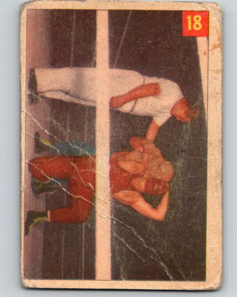 1954 Parkhurst #18 Maurice Tillet Wrestling Vintage Sports Card V5142