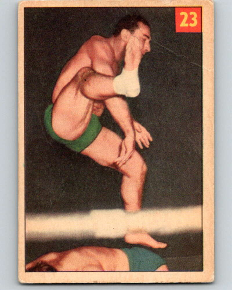 1954 Parkhurst #23 Argentina Rocca Wrestling Vintage Sports Card V5148