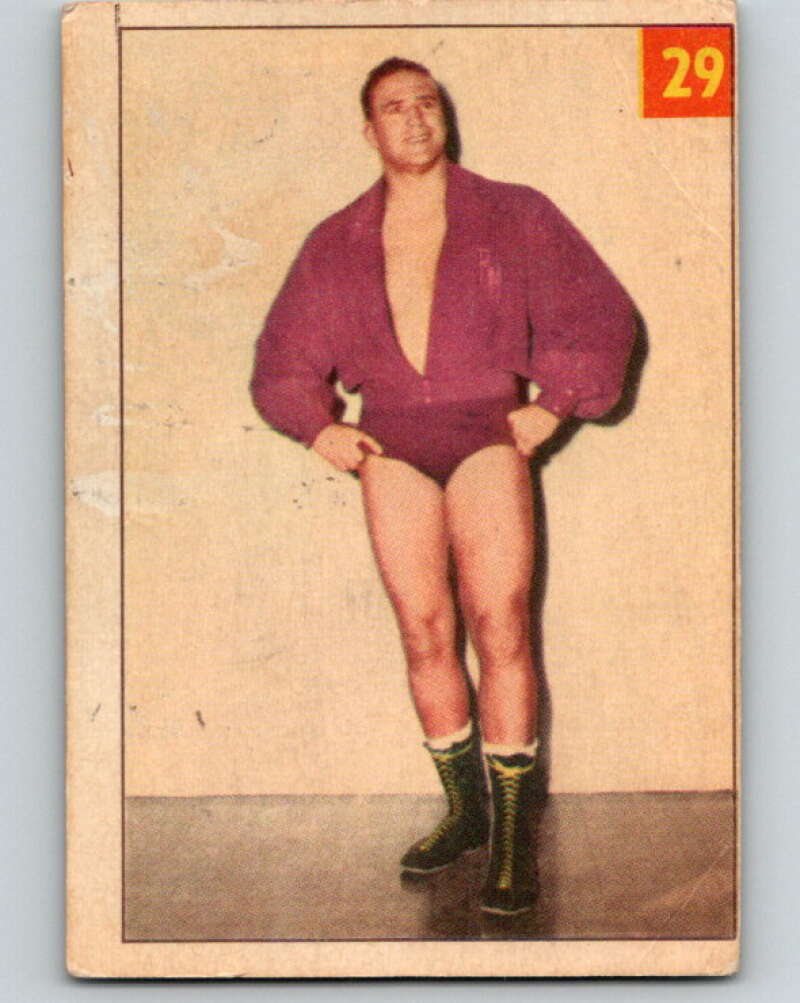 1954 Parkhurst #29 Roy McLarity Wrestling Vintage Sports Card V5152