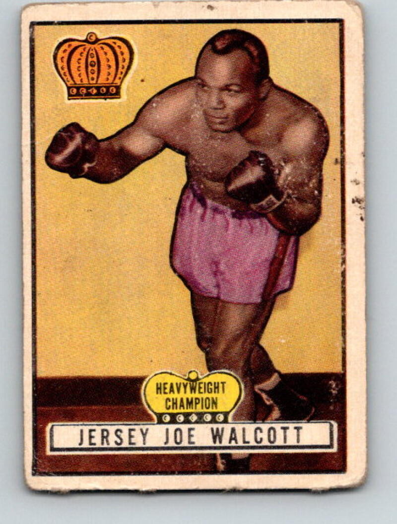 1951 Topps Ringside #31 Jersey Joe Walcott Vintage Boxing V5162