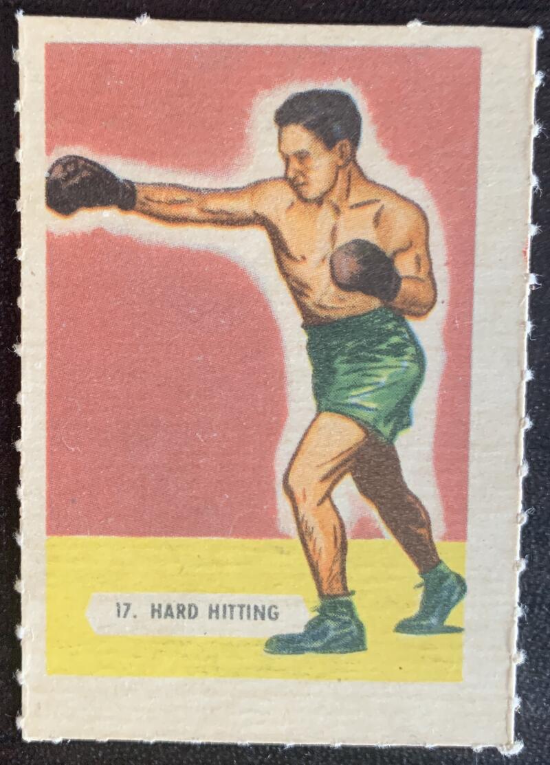 1945-47 Kellogg's All-Weat #17 Hard Hitting Vintage Boxing V5174