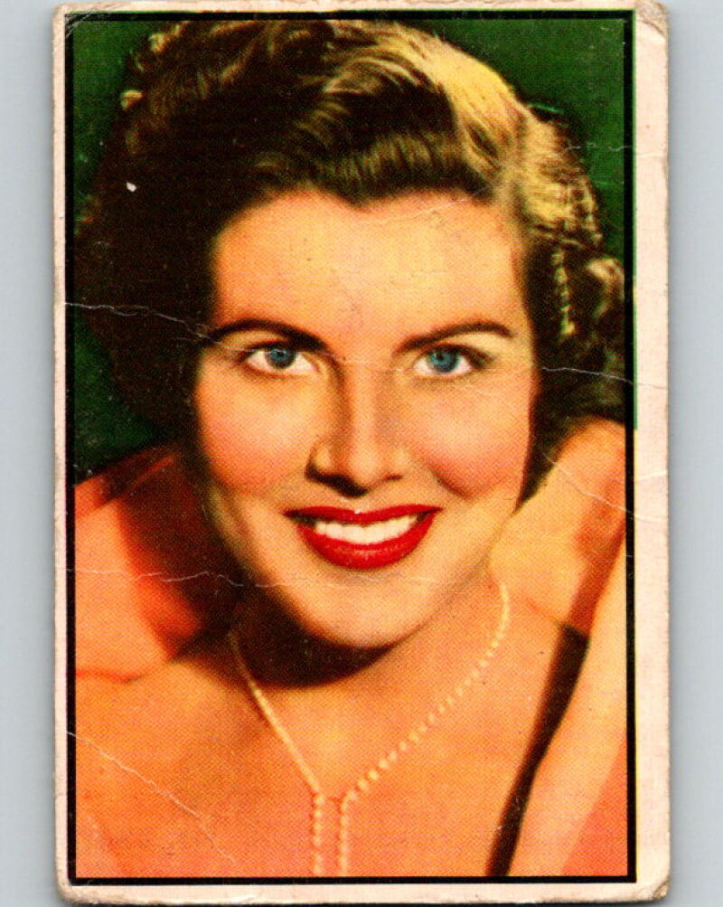 1953 Bowman Television and Radio Stars of the NBC #72 Kathi Norris V5180