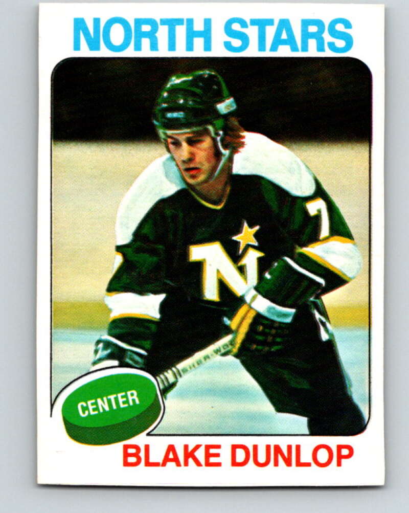 1975-76 O-Pee-Chee #16 Blake Dunlop Minnesota North Stars V5263