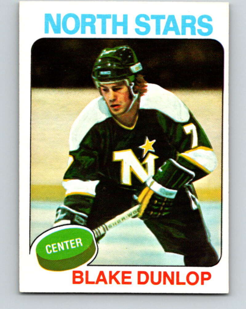 1975-76 O-Pee-Chee #16 Blake Dunlop Minnesota North Stars V5264