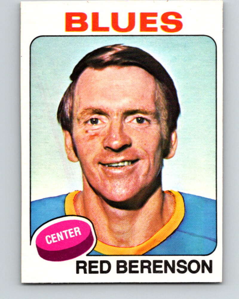 1975-76 O-Pee-Chee #22 Red Berenson St. Louis Blues V5295