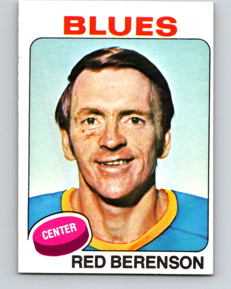 1975-76 O-Pee-Chee #22 Red Berenson St. Louis Blues V5297