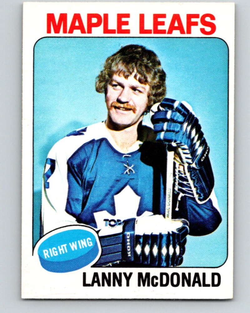 1975-76 O-Pee-Chee #23 Lanny McDonald Toronto Maple Leafs V5301