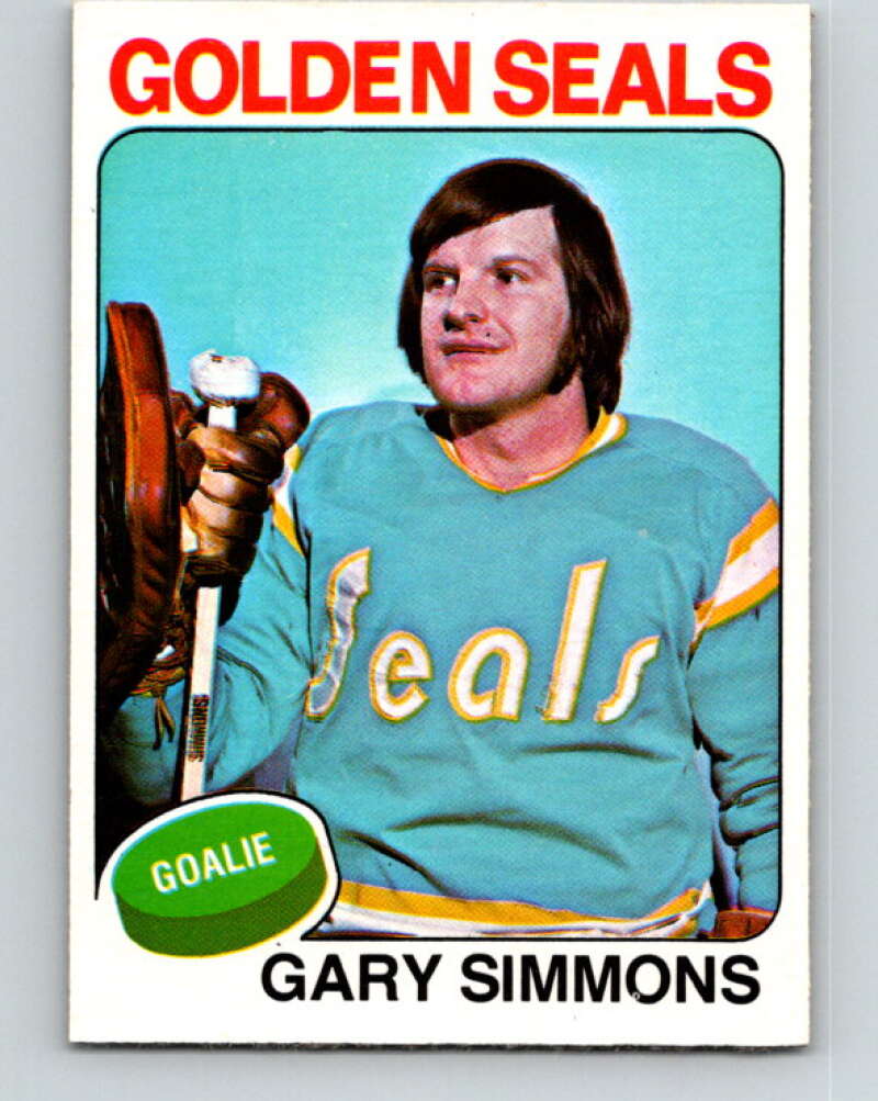 1975-76 O-Pee-Chee #29 Gary Simmons California Golden Seals V5325