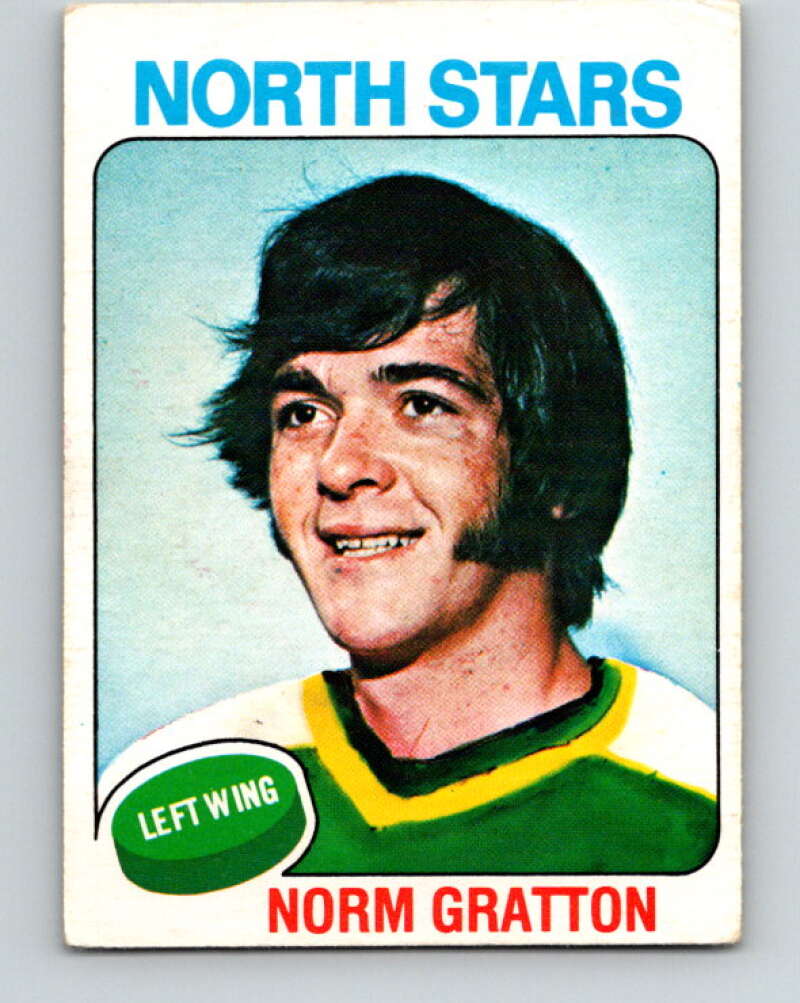 1975-76 O-Pee-Chee #34 Norm Gratton Minnesota North Stars V5352