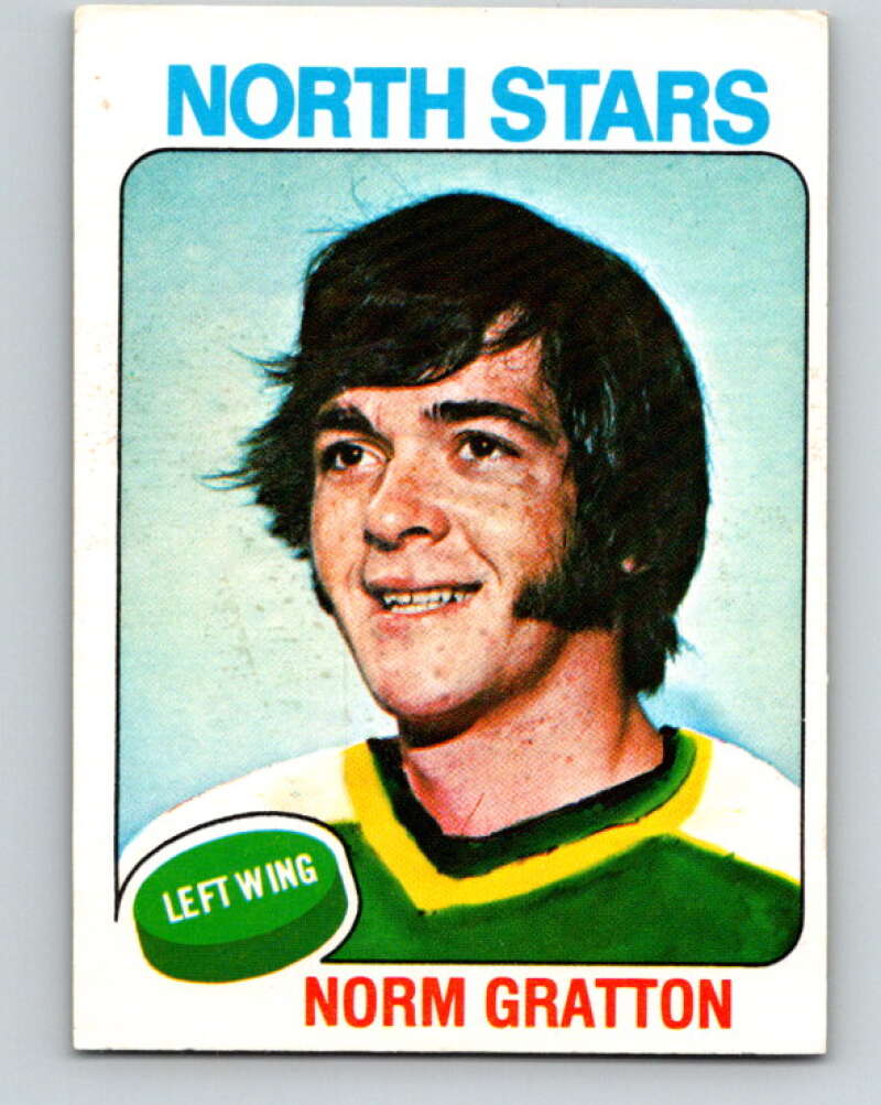 1975-76 O-Pee-Chee #34 Norm Gratton Minnesota North Stars V5353