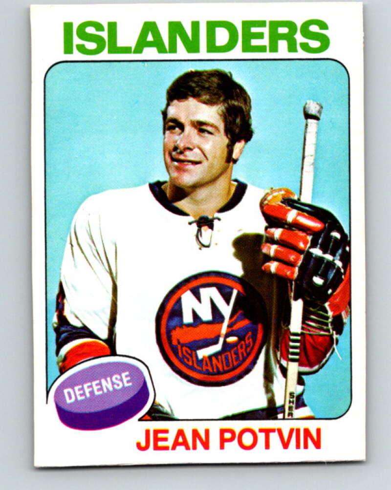 1975-76 O-Pee-Chee #36 Jean Potvin New York Islanders V5358