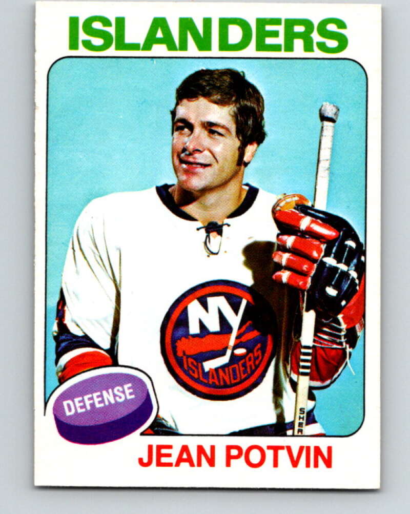 1975-76 O-Pee-Chee #36 Jean Potvin New York Islanders V5359