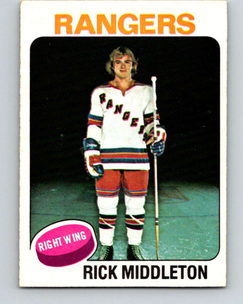 1975-76 O-Pee-Chee #37 Rick Middleton New York Rangers V5360