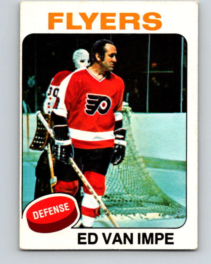 1975-76 O-Pee-Chee #38 Ed Van Impe Philadelphia Flyers V5366