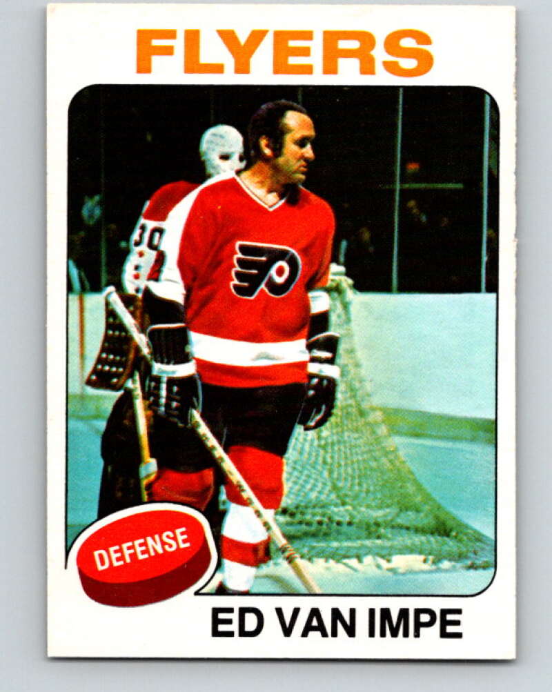 1975-76 O-Pee-Chee #38 Ed Van Impe Philadelphia Flyers V5367