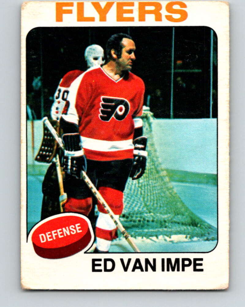 1975-76 O-Pee-Chee #38 Ed Van Impe Philadelphia Flyers V5368