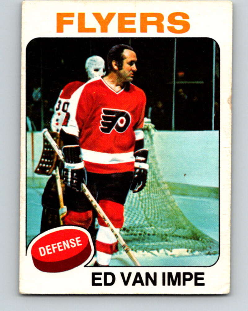 1975-76 O-Pee-Chee #38 Ed Van Impe Philadelphia Flyers V5369