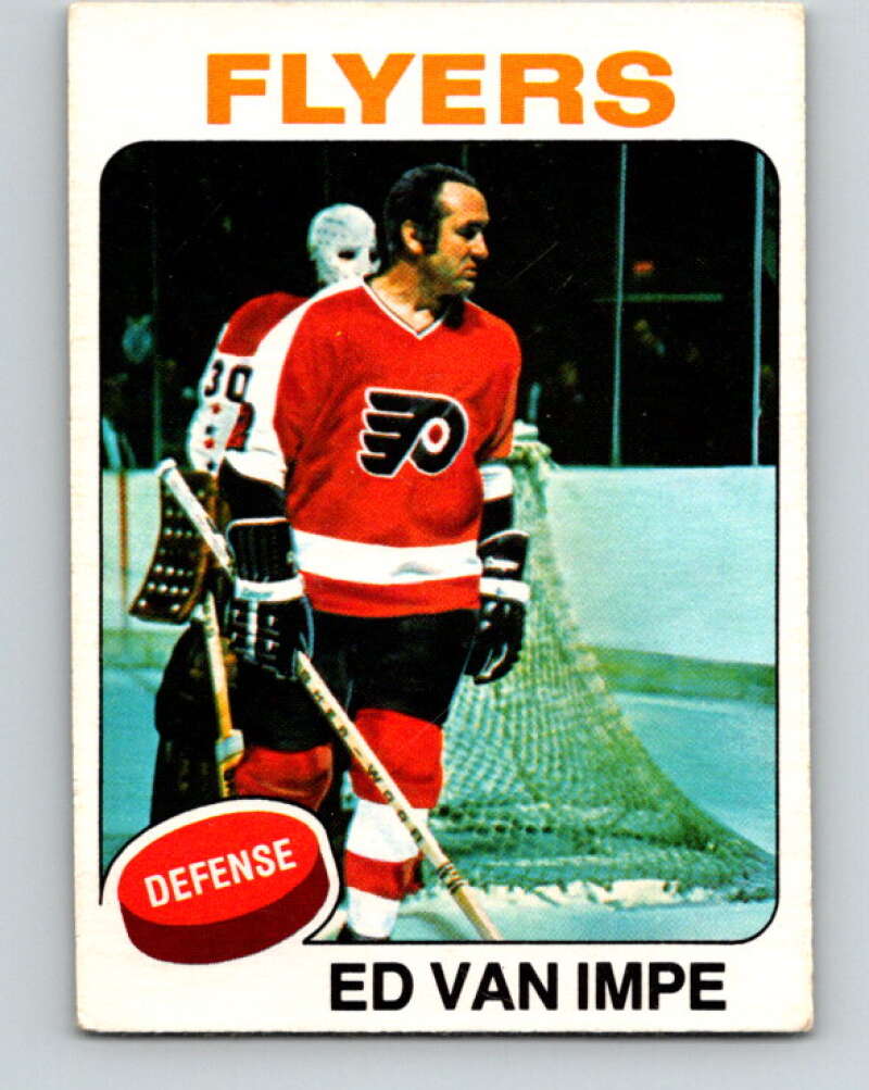 1975-76 O-Pee-Chee #38 Ed Van Impe Philadelphia Flyers V5370
