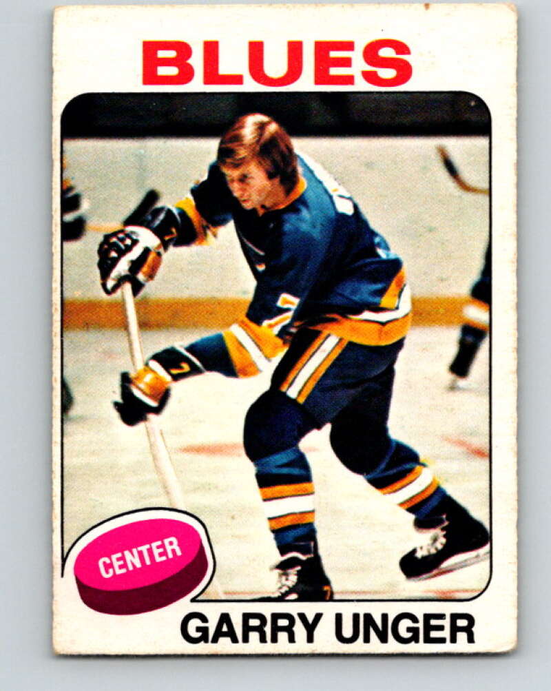 1975-76 O-Pee-Chee #40 Garry Unger St. Louis Blues V5375