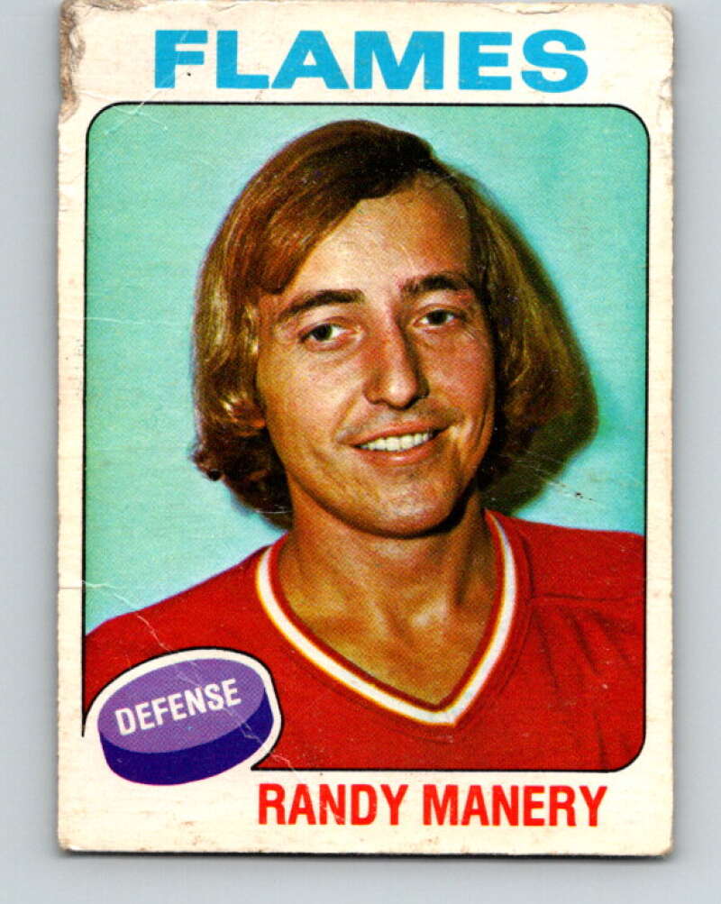 1975-76 O-Pee-Chee #44 Randy Manery Atlanta Flames V5384