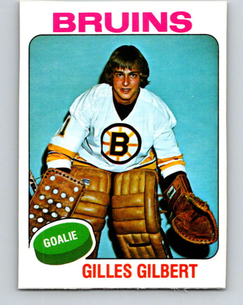 1975-76 O-Pee-Chee #45 Gilles Gilbert Boston Bruins V5385