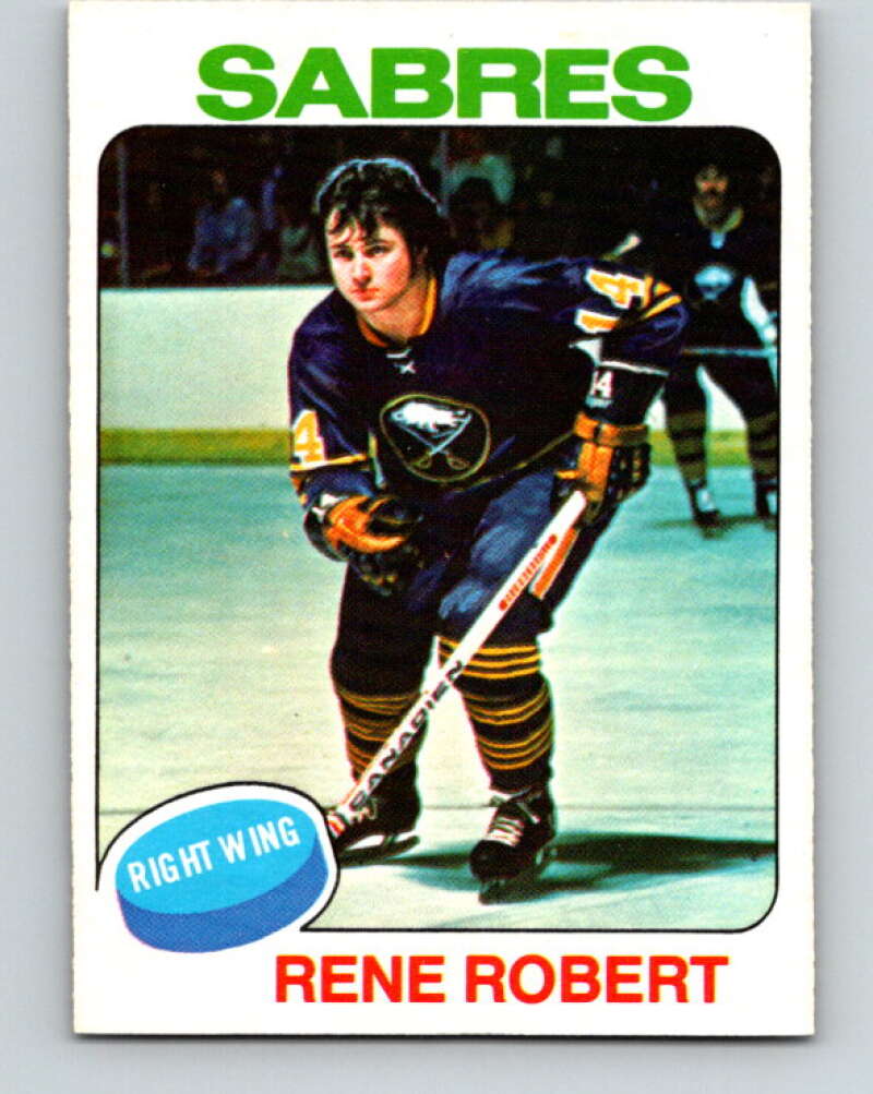 1975-76 O-Pee-Chee #46 Rene Robert Buffalo Sabres V5387