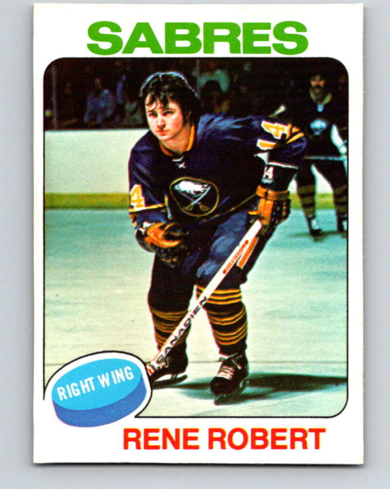 1975-76 O-Pee-Chee #46 Rene Robert Buffalo Sabres V5388