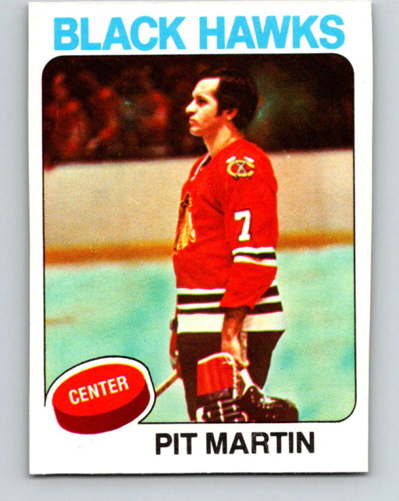 1975-76 O-Pee-Chee #48 Pit Martin Chicago Blackhawks V5393