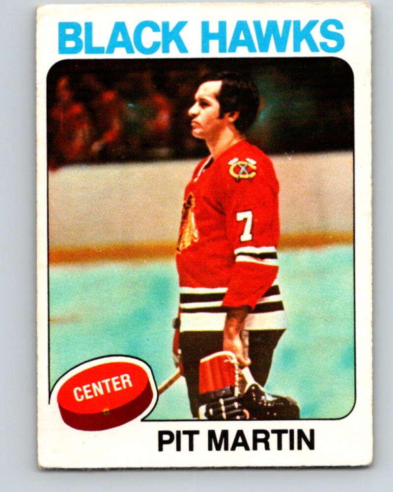 1975-76 O-Pee-Chee #48 Pit Martin Chicago Blackhawks V5395