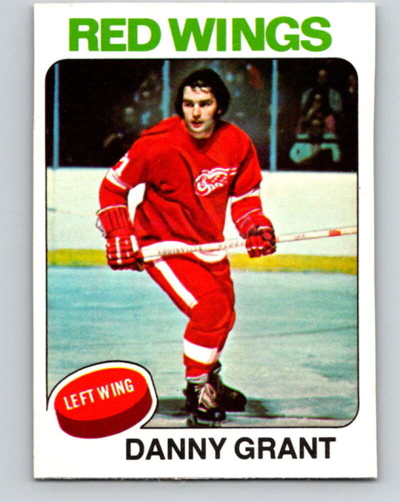 1975-76 O-Pee-Chee #49 Danny Grant Detroit Red Wings V5396