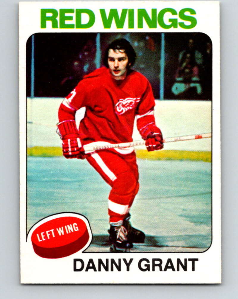 1975-76 O-Pee-Chee #49 Danny Grant Detroit Red Wings V5397