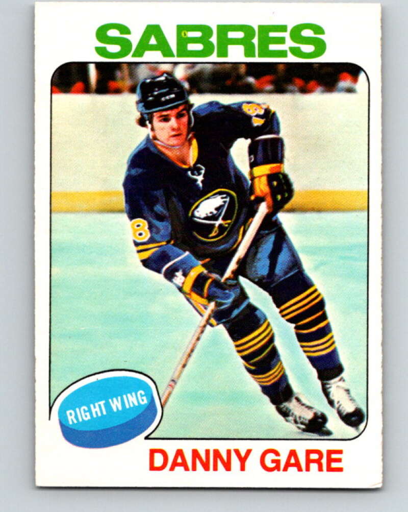 1975-76 O-Pee-Chee #64 Danny Gare RC Rookie Buffalo Sabres V5458