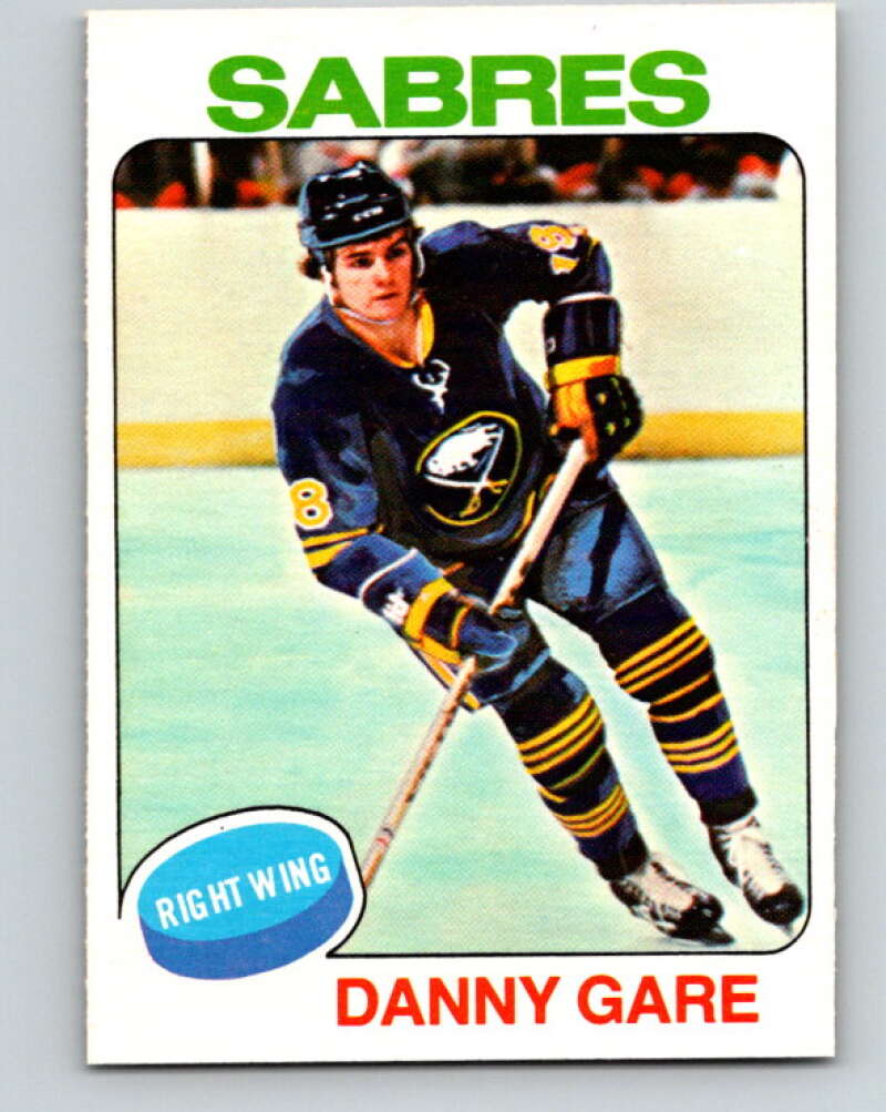1975-76 O-Pee-Chee #64 Danny Gare RC Rookie Buffalo Sabres V5459