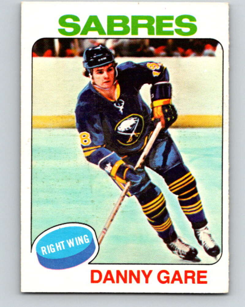 1975-76 O-Pee-Chee #64 Danny Gare RC Rookie Buffalo Sabres V5462