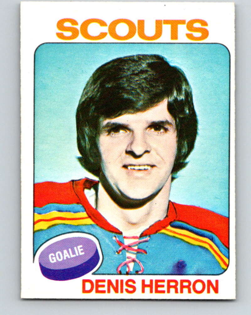 1975-76 O-Pee-Chee #68 Denis Herron Kansas City Scouts V5468