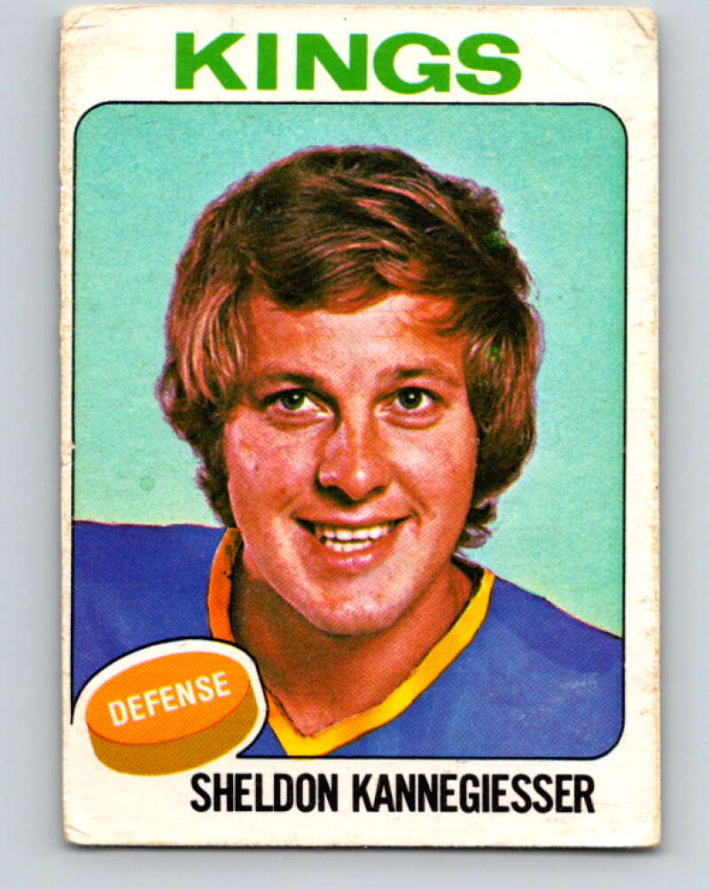 1975-76 O-Pee-Chee #69 Sheldon Kannegiesser Los Angeles Kings V5471