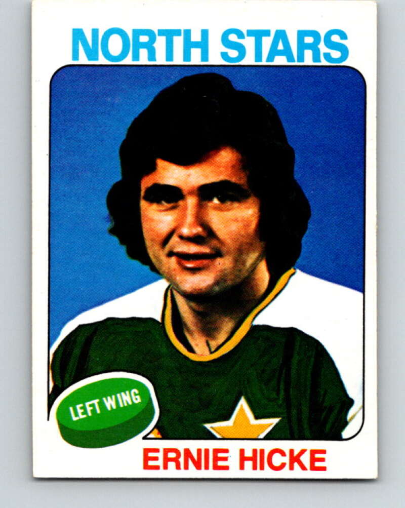 1975-76 O-Pee-Chee #71 Ernie Hicke Minnesota North Stars V5481