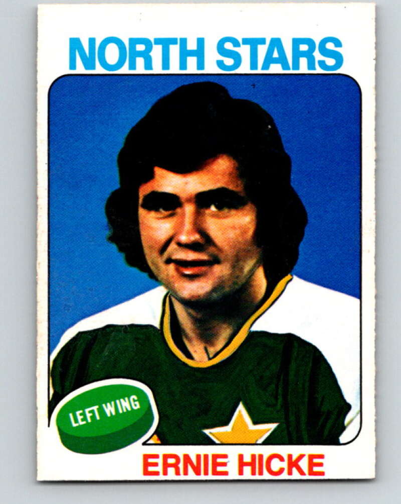 1975-76 O-Pee-Chee #71 Ernie Hicke Minnesota North Stars V5482